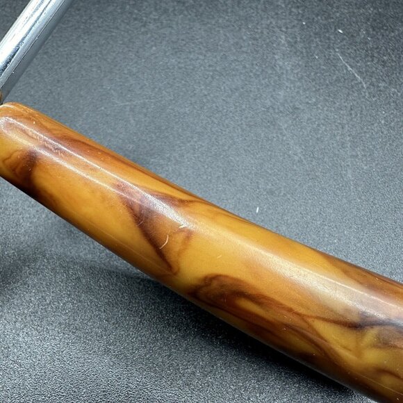 Vintage Bakelite Kitchen Tools Hostess Set Cheese Slicer Angel Cake Comb Fork - Picture 10 of 16